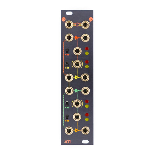 Frap Tools 411 Eurorack Quad VCA Module