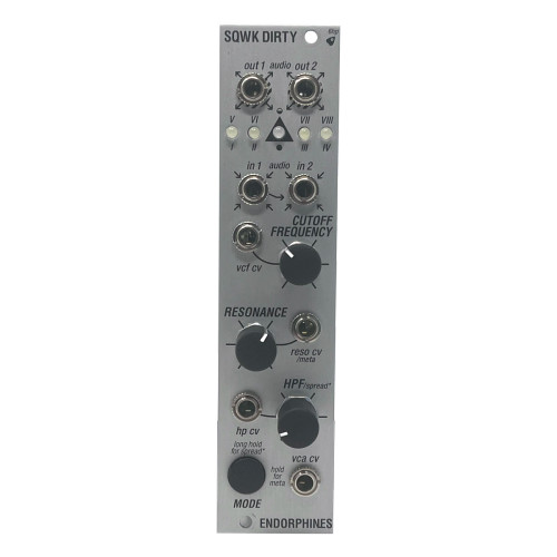 Endorphin.es Squawk Dirty To Me Filter Module (Silver) at