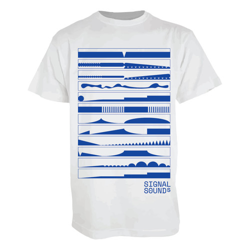 signal blue graphic tee