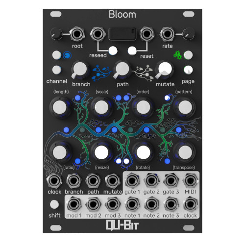 Qu-bit Electronix Bloom V1 Eurorack Fractal Sequencer Module (Pre
