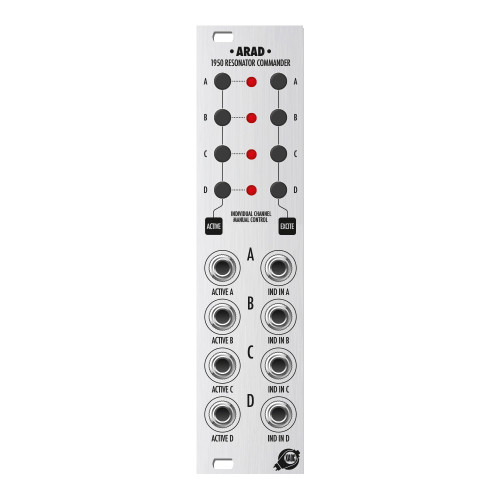 Xaoc Devices Oradea Eurorack Quad Analog Resonator Module at