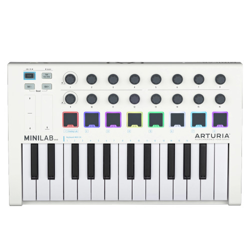 Arturia MiniLab MKII USB MIDI Controller (White) Arturia MiniLab MKII USB MIDI Controller (White)