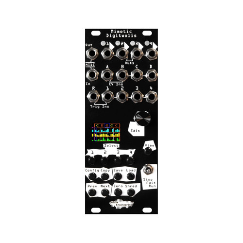 Noise Engineering Mimetic Digitwolis Eurorack Sequencer Module (Black)