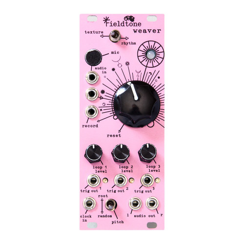 Fieldtone Weaver Eurorack Sampler Module (Dusty Pink)