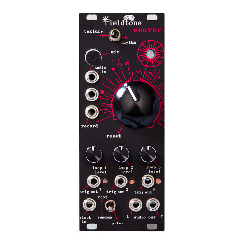 Fieldtone Weaver Eurorack Sampler Module (Black)