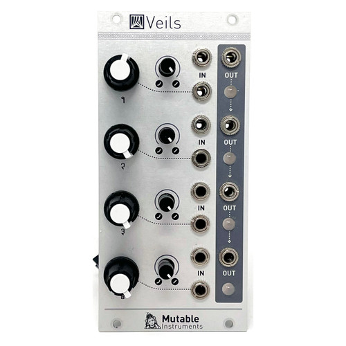 Mutable Instruments Veils Eurorack Quad VCA Module (2016) (Pre-owned)
