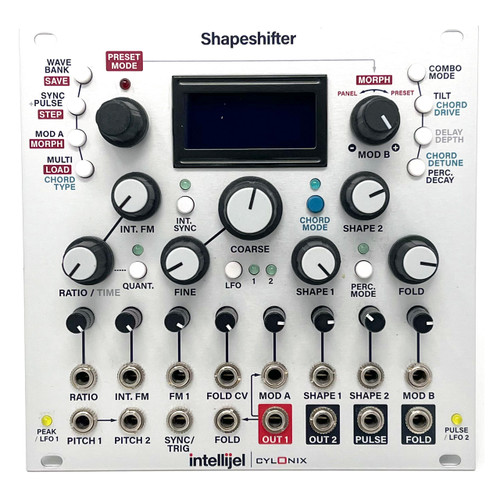 Intellijel Shapeshifter Dual Complex Morphable Wavetable VCO Module (Pre-owned)