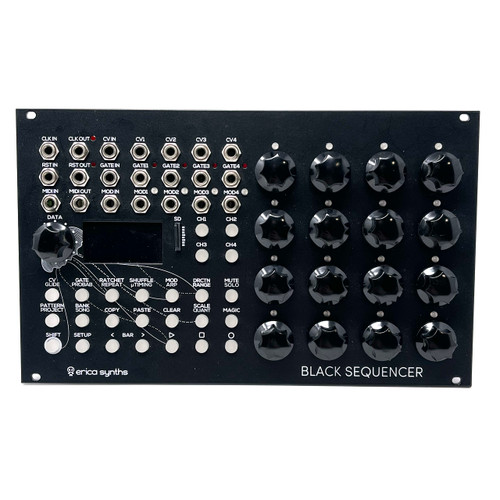 Erica Synths Black Sequencer Eurorack Module (Pre-owned #2)