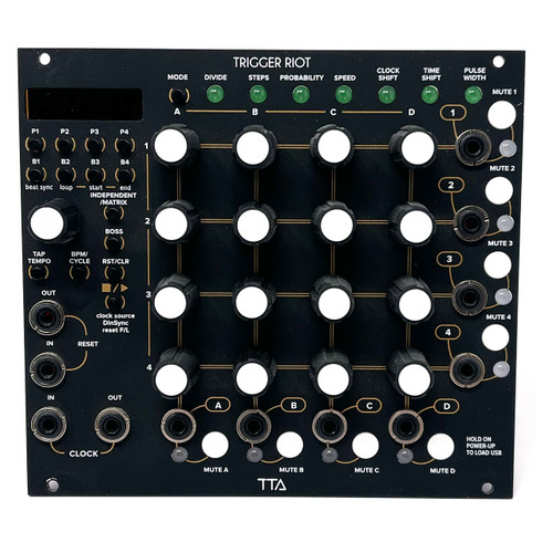TipTop Audio Trigger Riot Eurorack Sequencer Module (Black) (Pre-owned)