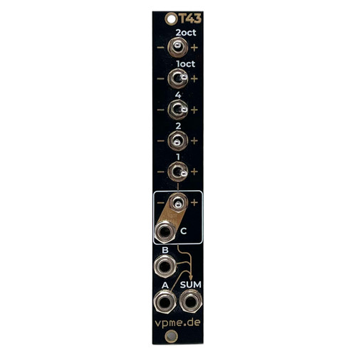 vpme.de t43 Eurorack Precision Adder Module (Pre-owned)