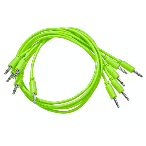 Black Market Modular Eurorack Patch Cables (100cm - Glow in the dark - 5 Pack)