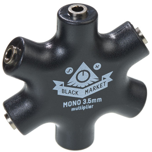Black Market Modular Monomult Cable Splitter Passive Mult (Black)