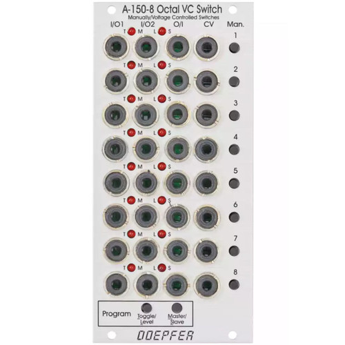 Doepfer A-150-8 8-fach Voltage Controlled Switch Eurorack Module