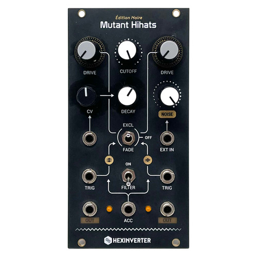 Hexinverter Electronique Mutant HiHats Eurorack Drum Module (Pre-owned)