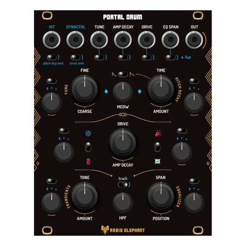 Rabid Elephant Portal Drum Eurorack Module (Ex-display)