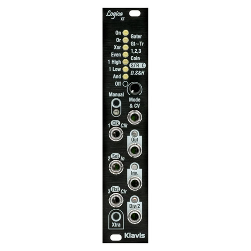 Klavis Logica XT Eurorack CV & Clock Logic Module (Black)