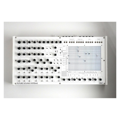 Future Sound Systems Cric Analogue Matrix-Patchable Synthesiser (Greyscale Edition)