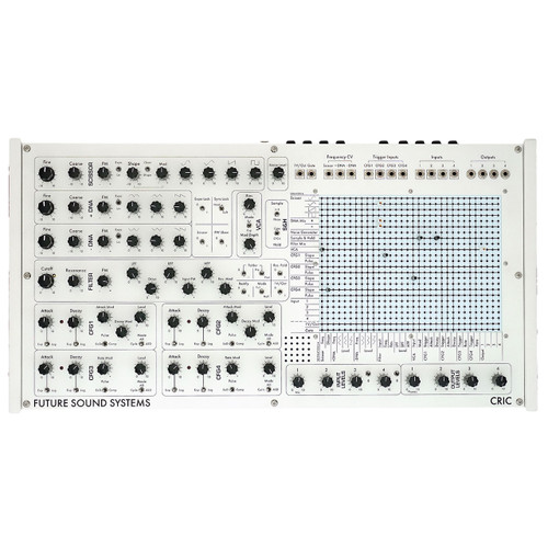 Future Sound Systems Cric Analogue Matrix-Patchable Synthesiser (Greyscale Edition) (Pre-order)