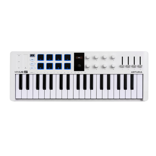 Arturia MiniLab 37 USB MIDI Controller (White)