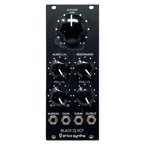 Erica Synths Black DJ VCF Low Pass & High Pass Module (Pre-owned)