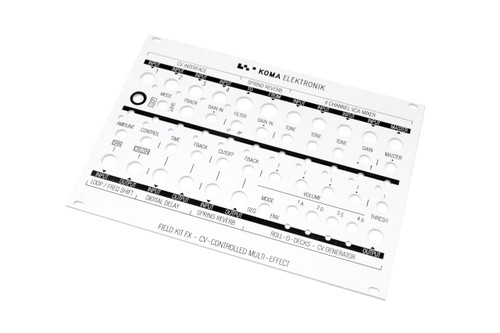KOMA Elektronik Field Kit FX Eurorack Panel