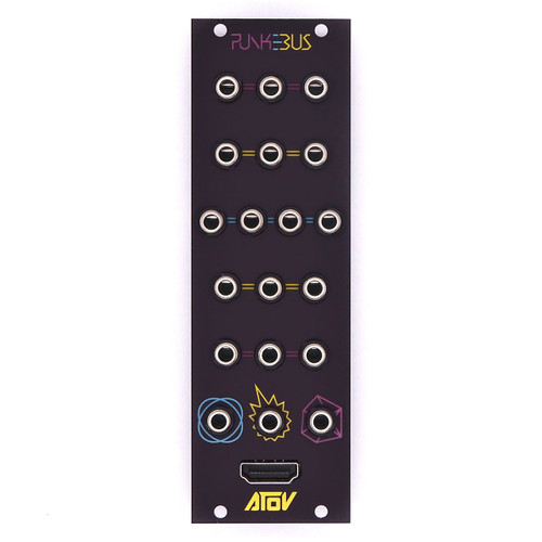 AtoV Project Punkbus Eurorack Breakout Module (Faderpunk)