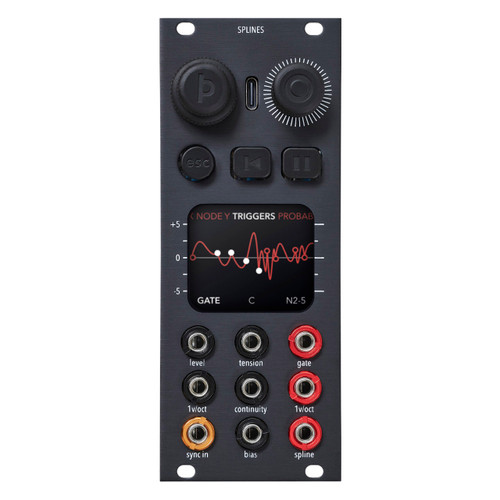thorn.audio splines eurorack visual vector curve module (Black)