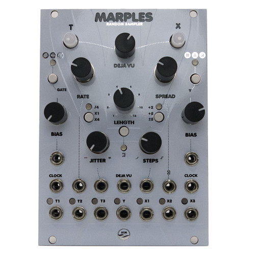 East Coast Modular Marples Eurorack Random Sampler Module (Marbles Clone - White)