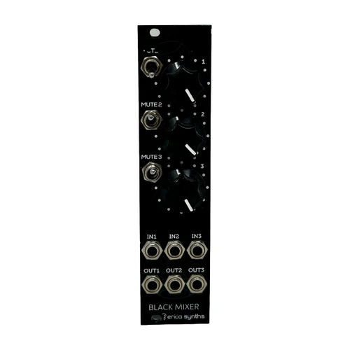 Erica Synths Black Mute Mixer Eurorack Module (Pre-owned)