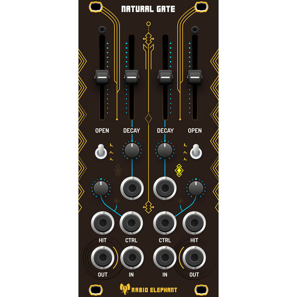 Rabid Elephant Natural Gate Eurorack Low Pass Gate Module main image