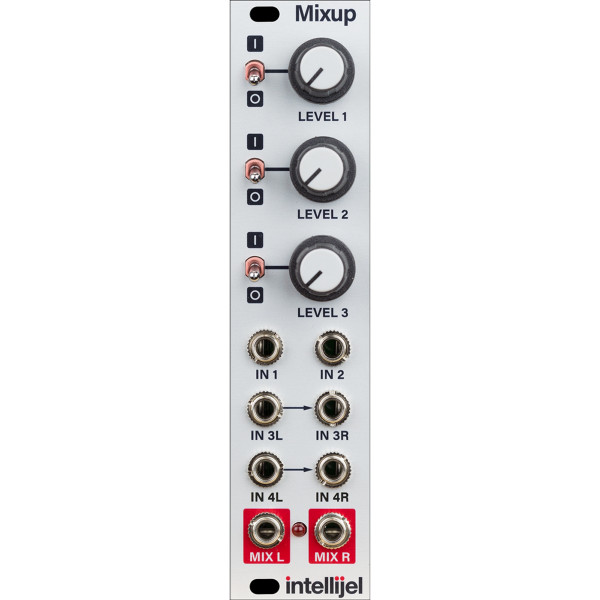 Intellijel Mixup 3U Eurorack Audio Mixer Module at Signal Sounds
