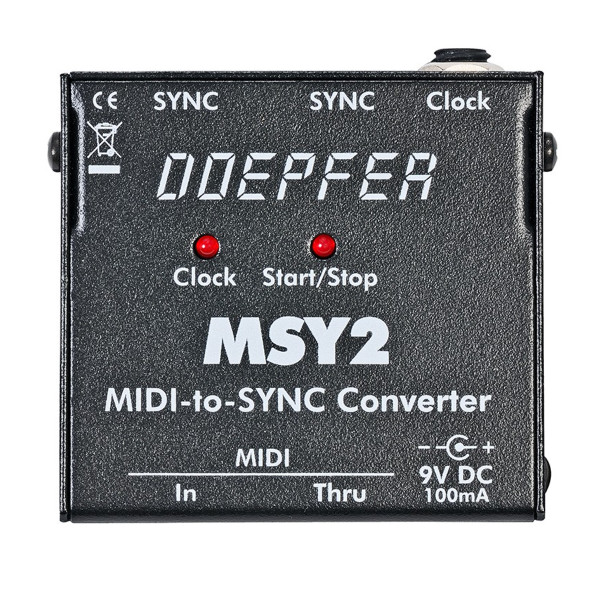 Doepfer MSY2 MIDI-to-SYNC Converter 【赤】 Doepfer MSY2 MIDI to DIN Sync 24 Convertor at Signal Sounds