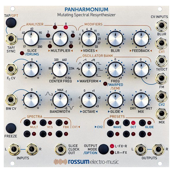 Rossum Electro-Music Panharmonium Eurorack Spectral Resynthesizer