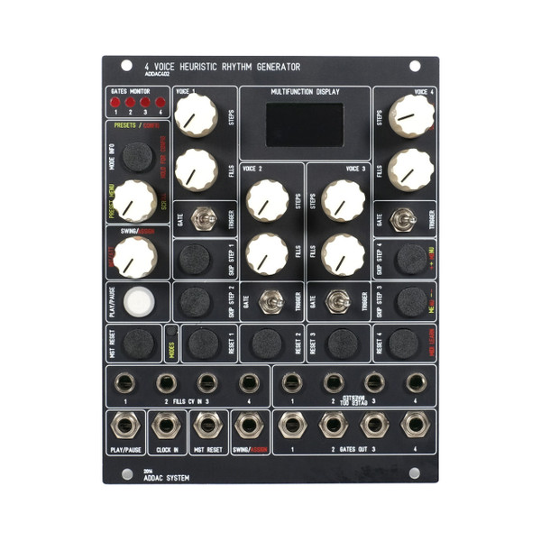 ADDAC 402 Heuristic Rhythm Generator Eurorack Gate Sequencer Module (ADDAC402) main image