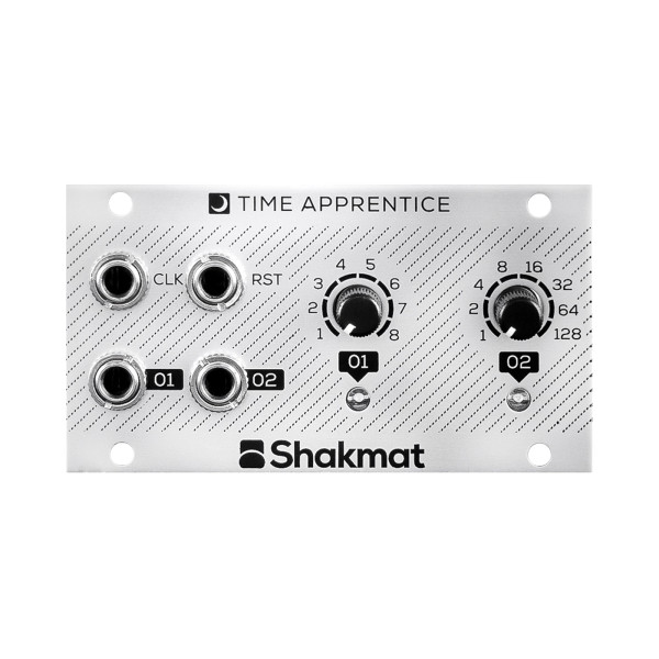 Shakmat Modular Time Apprentice Eurorack Clock Divider Module (1U) main image