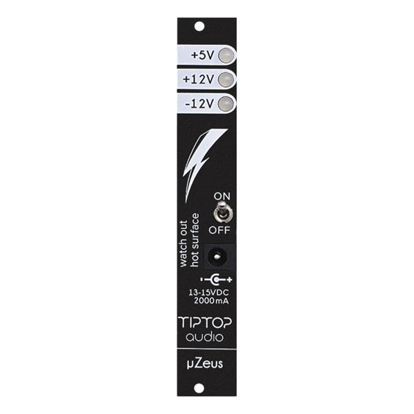 TipTop Audio uZeus Eurorack Power Supply Module (Black) at Signal