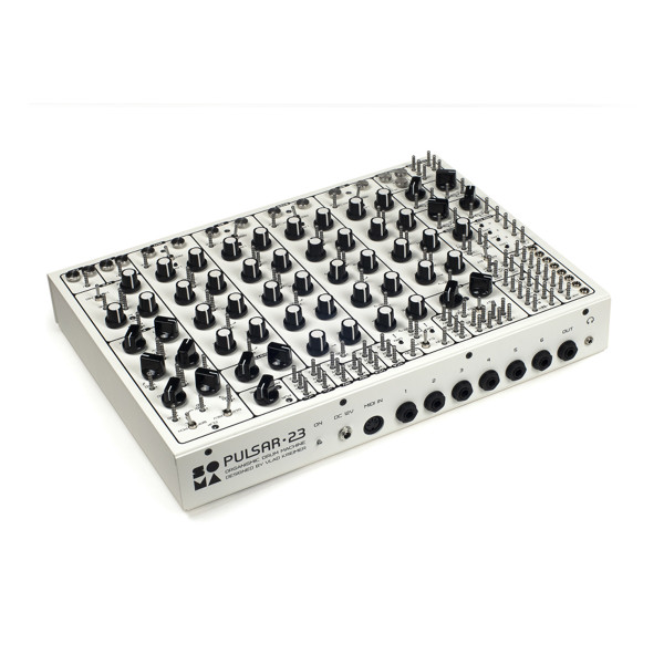 Soma Laboratory Pulsar 23 Analogue Drum Machine (White) at Signal