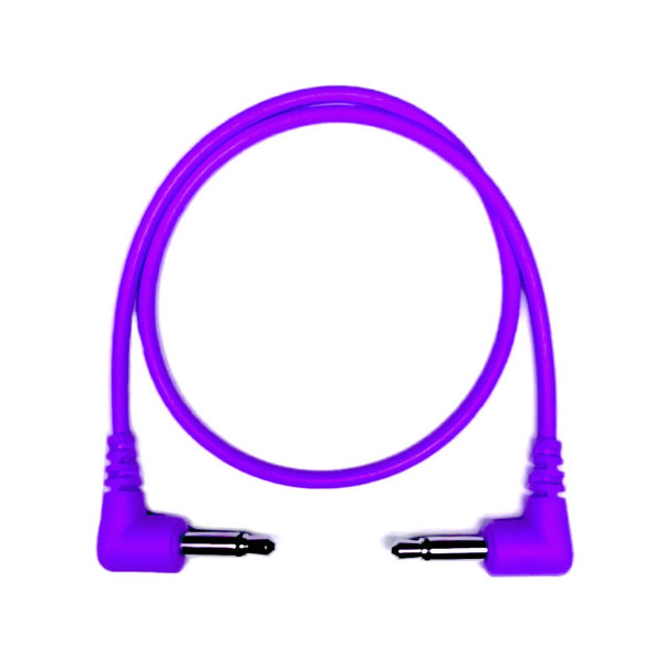Tendrils Cables Right Angled Eurorack Patch Cable (30cm - Purple) 6 pack main image