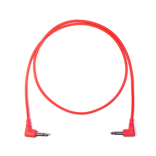 Tendrils Cables Right Angled Eurorack Patch Cable (60cm - Red) 6 pack main image
