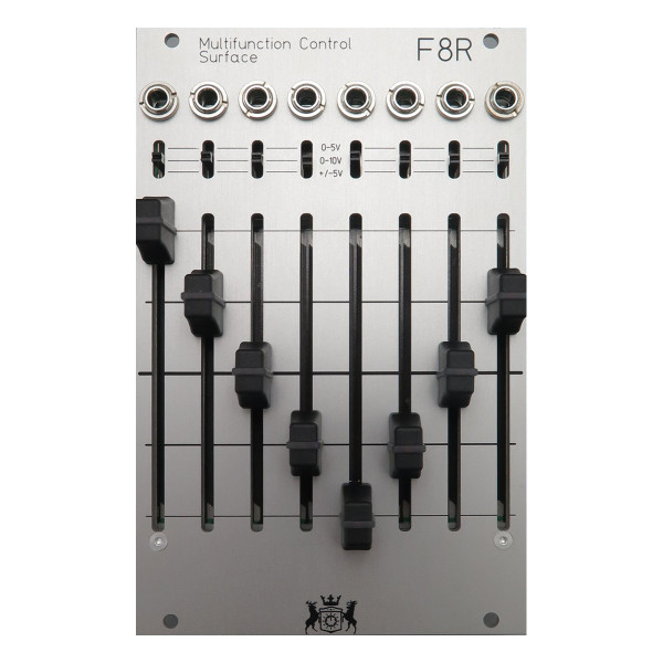 Michigan Synth Works F8R Eurorack Fader Control Module - Top Jacks