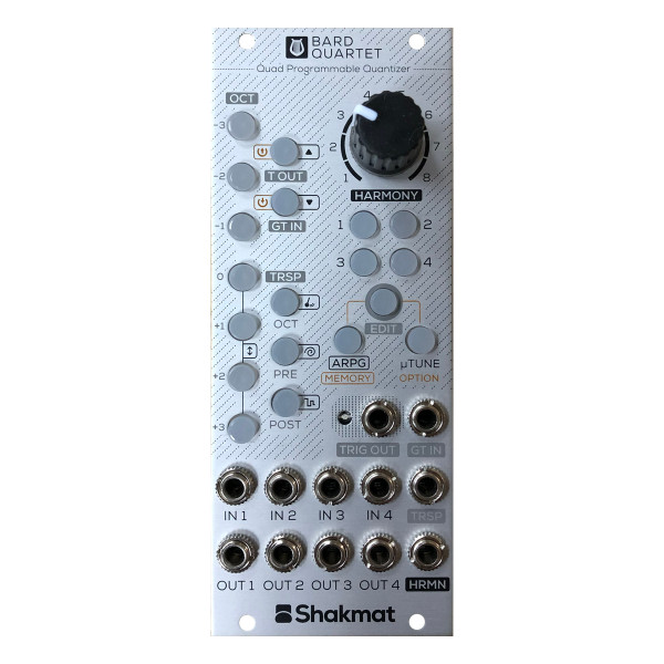 Shakmat Modular Bard Quartet Eurorack Quad Quantiser Module at