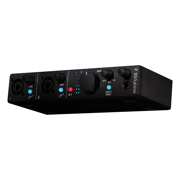 Arturia MiniFuse 2 USB Audio Interface (Black) at Signal Sounds