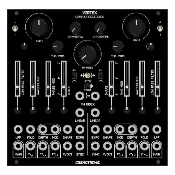 Cosmotronic Vortex Eurorack Complex Oscillator Module at Signal Sounds