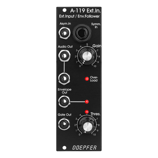 【ほぼ未使用】Doepfer A-119 External Input Doepfer A-119-2 Dual External Input / Amplifier