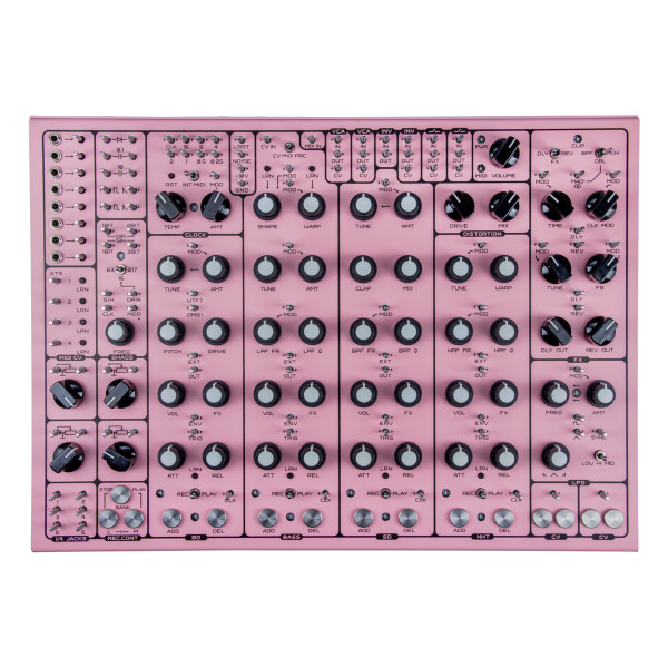 Soma Laboratory Pulsar 23 Analogue Drum Machine (Pink) at Signal