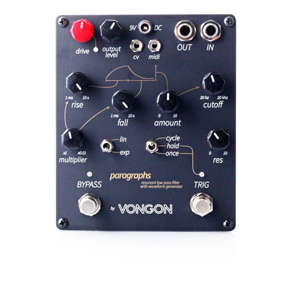 Vongon Paragraphs Analogue Filter Effect (MK1) at Signal Sounds