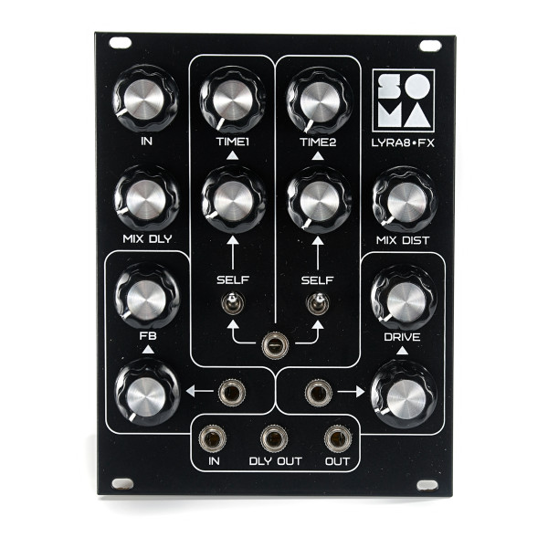 SOMA laboratory LYRA8-FX ユーロラックモジュラーシンセ Soma Laboratory Lyra-8 FX Eurorack Effect Processor Module (Black