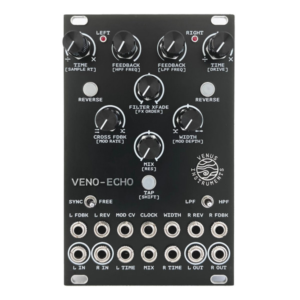 Venus Instruments Veno Echo Stereo Delay Eurorack Module main image