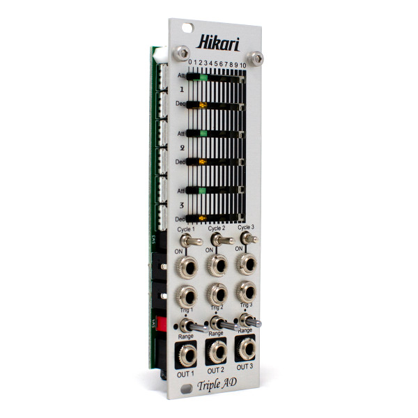 Hikari Instruments Triple AD Eurorack Envelope Module at Signal Sounds