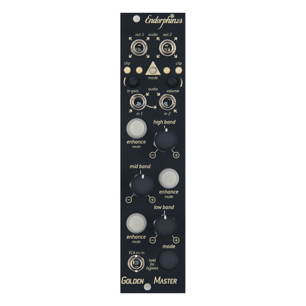 Endorphin.es Golden Master Eurorack Multi Band Compressor Module (Silver) image 2